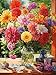 Cross & Glory Cross Glory Rainbow Dahlia Delight 1000 Piece Jigsaw Puzzle for Adults Vibrant Flower Collection Satin Finish Challenging Colorful Art - Image 2