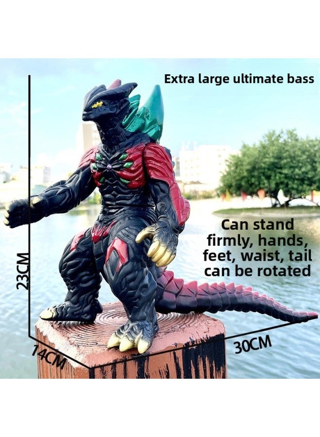 Large Monster Soft Glue Toy Holding Sword Ultimate Beria Doll Model 20cm Razor Shape-Color:Jumbo Shaurus
