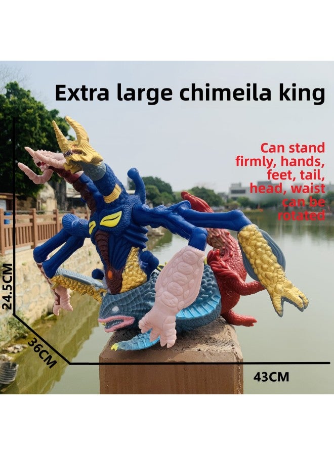 Large Monster Soft Glue Toy Holding Sword Ultimate Beria Doll Model 20cm Razor Shape-Color:Jumbo Shaurus