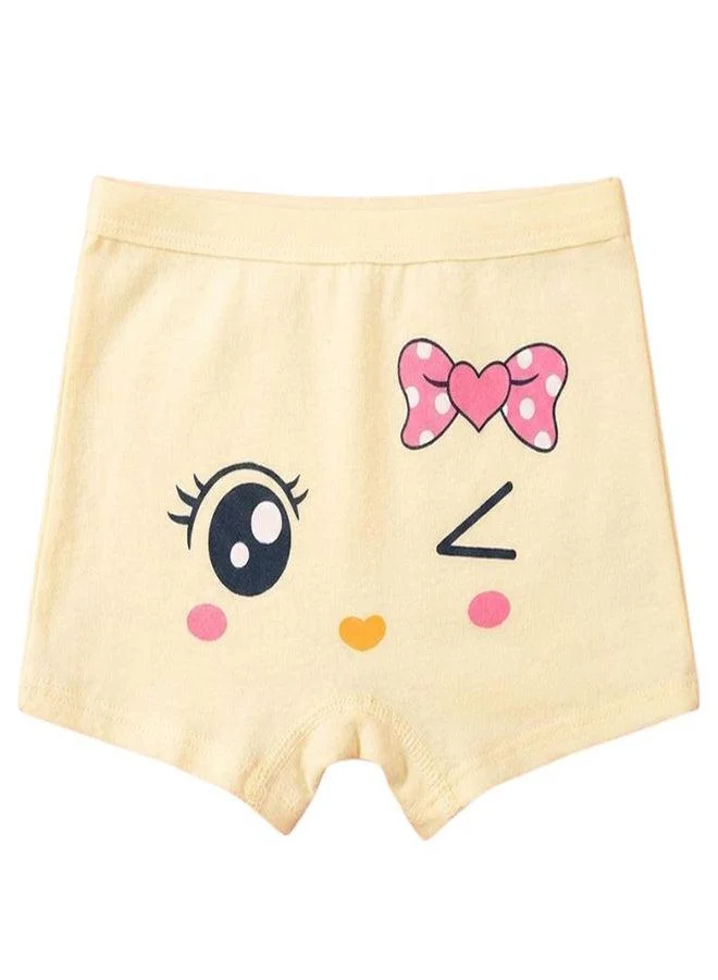 babyqlo Girls Cotton Bunny Face Print Pack of 4