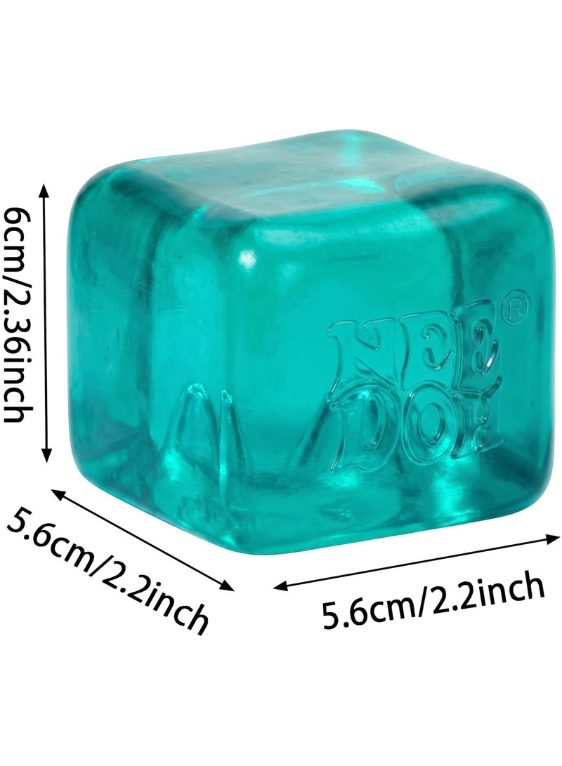 NeeDoh Sensory Stress Cube – High-Density Gel Filled Squishy Fidget Toy for Kids & Adults | Premium Matte Texture Stress Ball for Anxiety Relief & Autism Support | Durable Office Desk Decompression Accessory - Image 2
