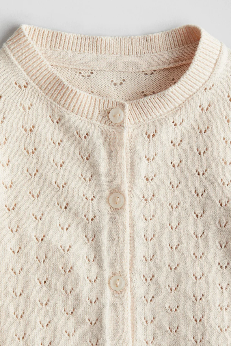 H&M Pointelle-knit cardigan
