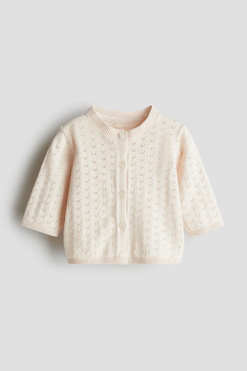 H&M Pointelle-knit cardigan