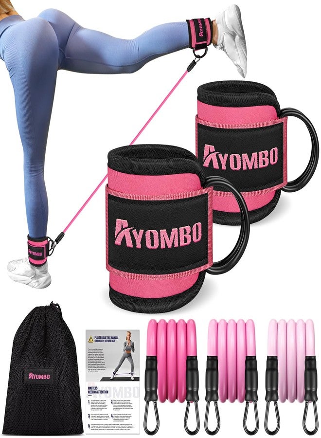 Ayombo Ankle Resistance Bands, Workout Equipment for Women, Ankle Resistance Bands with Cuffs, Leg and Glute Exercise Equipment, Enhance Your Strength and Sculpt Your Lower Body - Image 1