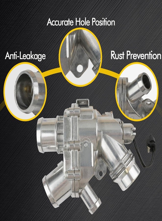 MILIPARTS Upgrade Aluminum Engine Thermostat Housing Compatible With LAND ROVER Replace LR117568 AJ813902 AJ813986 - Image 5