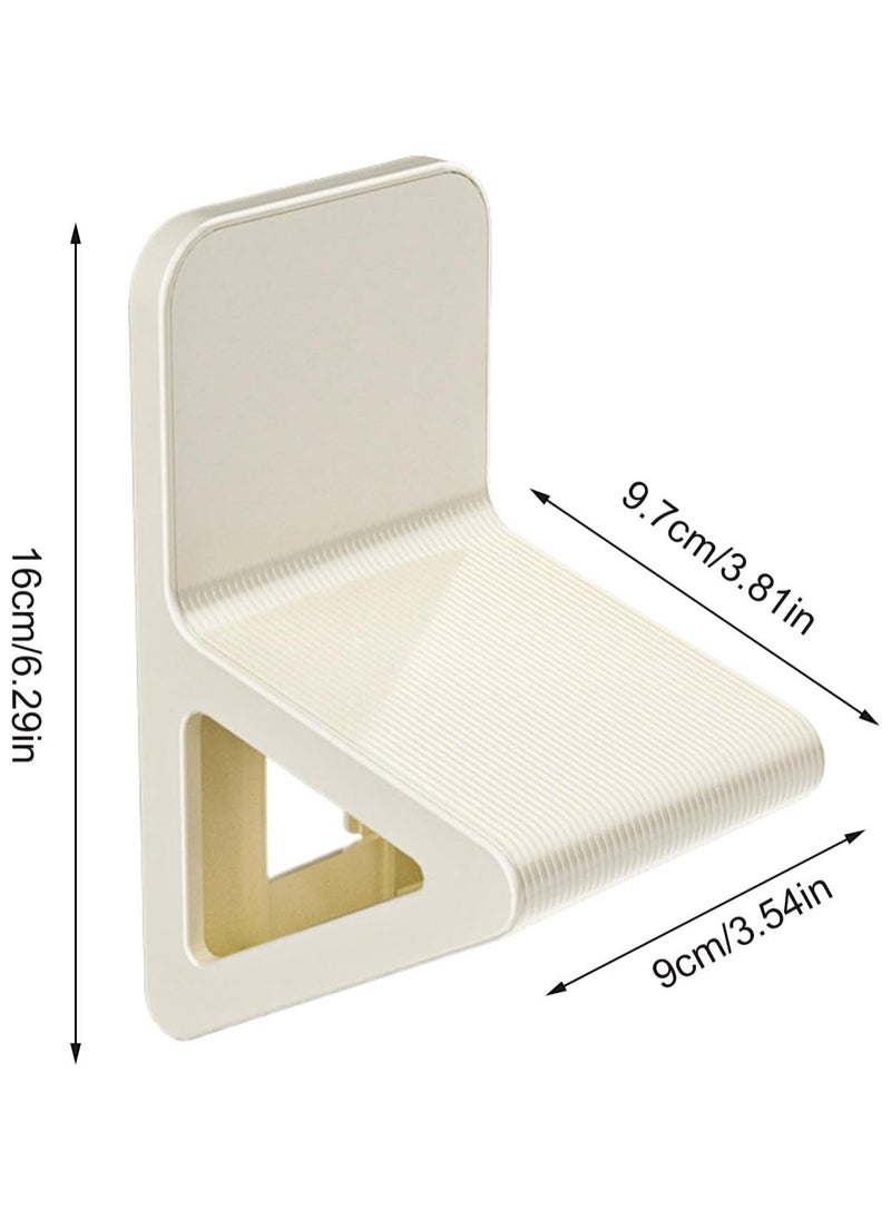 CMGTYYD 2Pcs Bathroom Pedal Shower Foot Rest For Shaving Legs, Ergonomic Shower Step Shaving Foot Rest, Anti-slip Wall Mounted Footrest Shaving Leg Aid Portable Bathroom Leg Assist  - Image 5