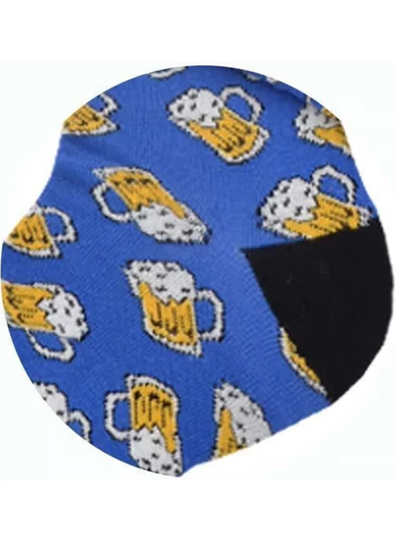Dode Flora Beer Mug Patterned Socks Long Socks Clb