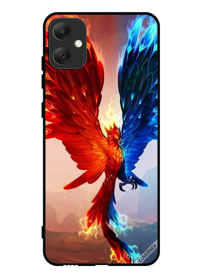 Covernex Protective Case Cover For Samsung Galaxy A05 Fire and Water Eagle Wallpaper - Image 1
