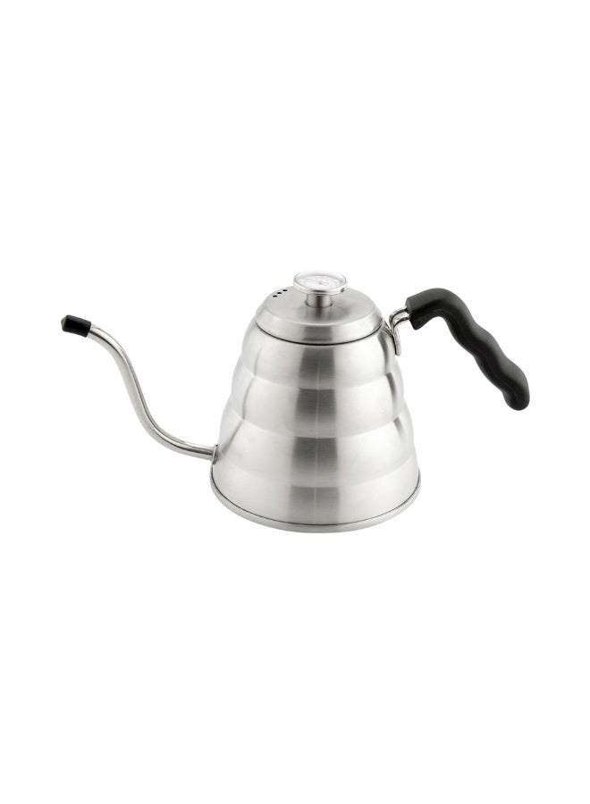Restaurantware Restpresso 41 Ounce Gooseneck Kettle, 1 Dishwashable Pour Over Kettle - With Thermometer Lid, Non-Stick Coating, Stainless Steel Stovetop Kettle, Built-In Handle, - Image 1