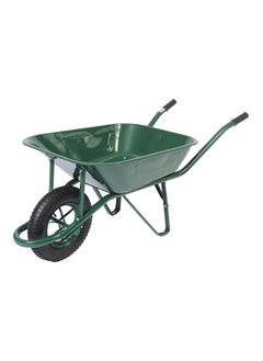 AMES TRUE TEMPER Lightweight Metal Hand Push Wheel Barrow 5 cu ft Green and Black 55 x 65 x 144 cm WB-005 