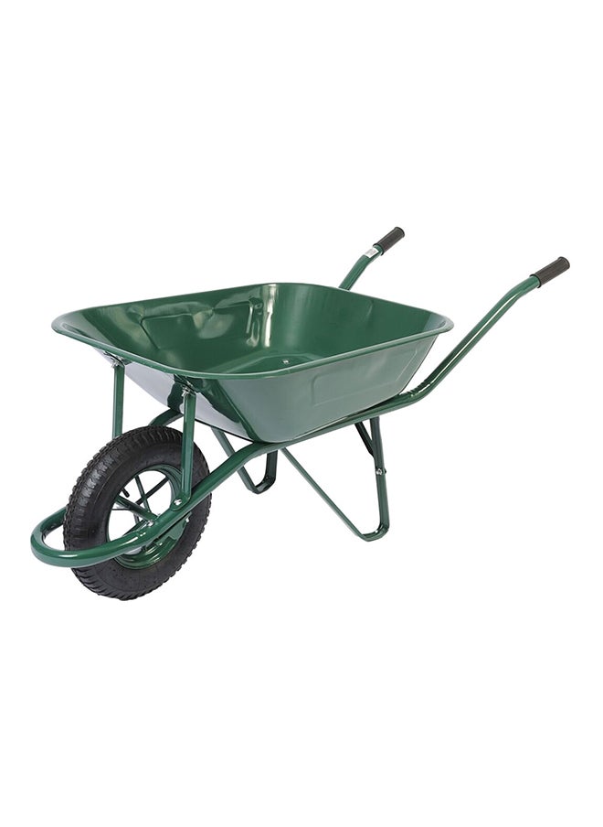 AMES TRUE TEMPER - Lightweight Metal Hand Push Wheel Barrow 5 cu ft Green and Black 55 x 65 x 144 cm WB-005 - Image 1