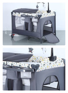 MaBaby 5-in-1 Baby Beside Crib, Foldable And Portable Baby Cradle Bed, Comfort Infant Bassinet Bed With Diaper Changing Table  - Image 2