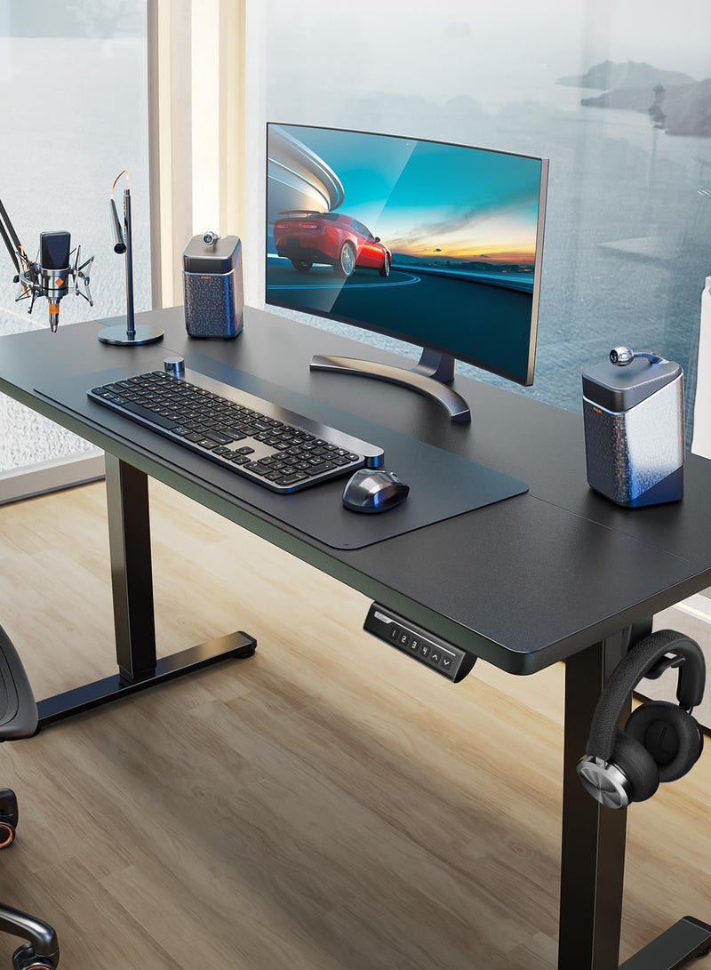 Monda Height Adjustable Electric Standing Desk,Home Office Desks,  Game Tables, Sit Stand up Desk, Memory Computer Home Office Desk (Black) - Image 2