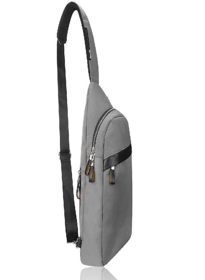Small Black One Strap Backpack Sling Bag Crossbody Backpack for Men Women, Lightweight Waterproof Sling Backpack Shoulder Bag for Hiking Walking Biking Travel Cycling Slingbag