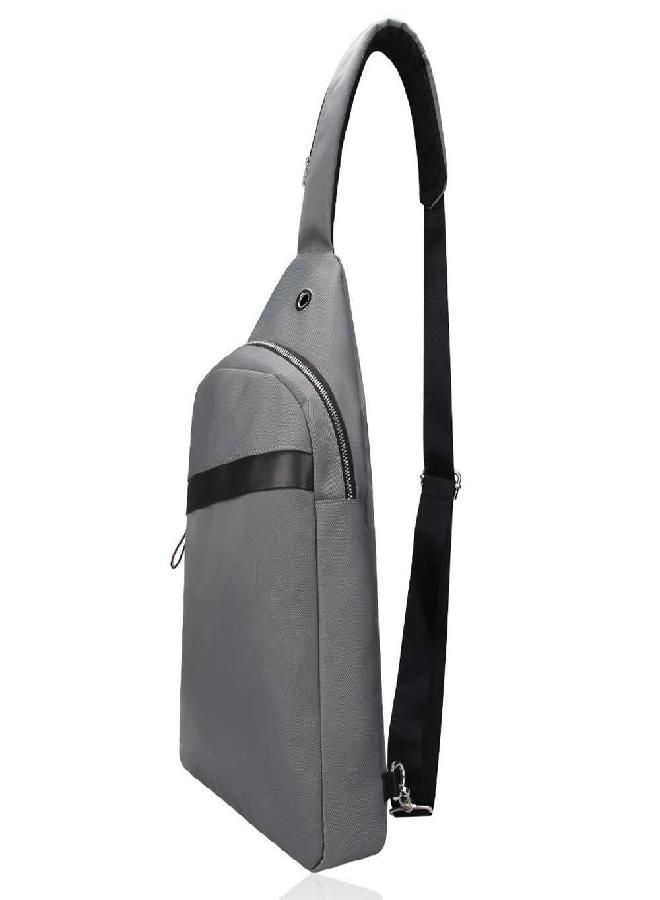 Small Black One Strap Backpack Sling Bag Crossbody Backpack for Men Women, Lightweight Waterproof Sling Backpack Shoulder Bag for Hiking Walking Biking Travel Cycling Slingbag