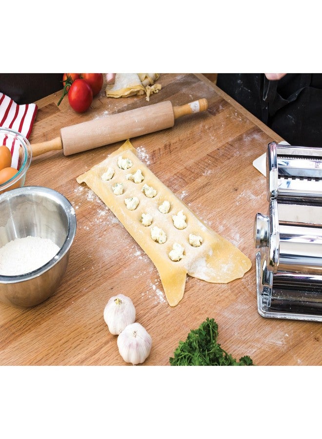 Fante's Fante’s Jumbo Ravioli Maker, Fluted 2.5-Inch Square Shape, For Homemade Pasta, Everyday Meals, Entertaining, And Holidays - Image 4