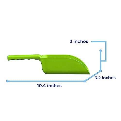 Remco Vikan Remco 630077 Color-Coded Plastic Hand Scoop - BPA-Free Food-Safe Kitchen Utensils, Restaurant and Food Service Supplies, 16 oz, Lime - Image 2