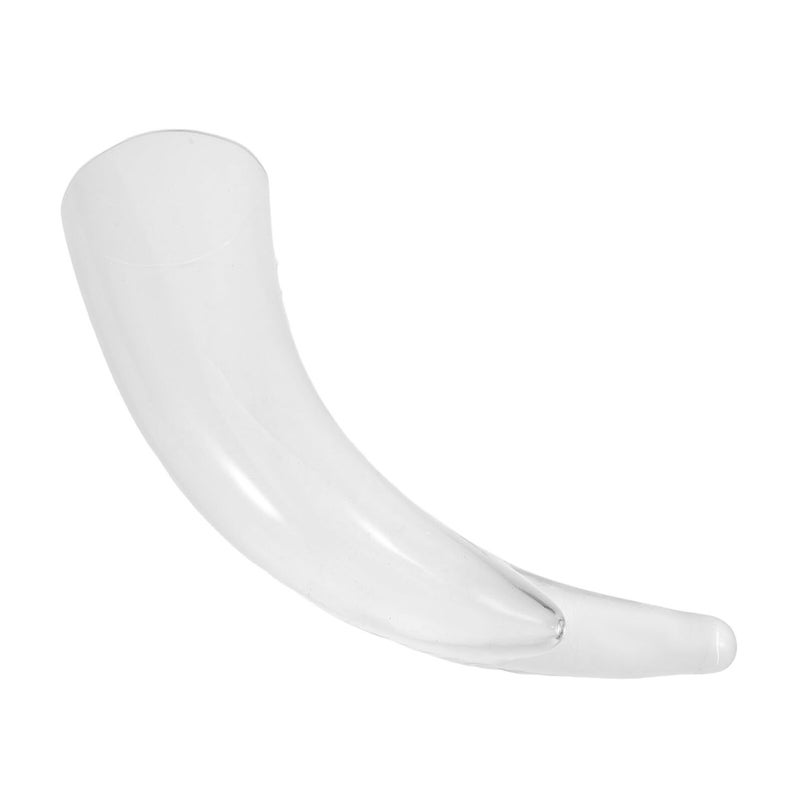 Glass Drinking Horn Cup 550ml Large Medieval Beer Mug For Cocktail Wine Holiday Party - Image 2