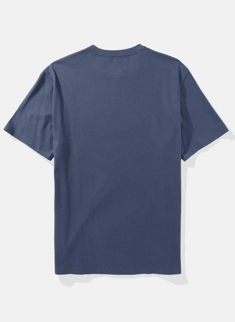 American Eagle Logo Detail Crew Neck T-Shirt