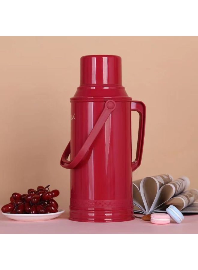 Thermos Household Plastic Mesh Thermos Large Capacity Thermos Glass Liner Bottle For Students-Color:1866 Ink Gray✦-Capacity:Only The Shell Does Not Include The Inner Tank✦  - Image 2
