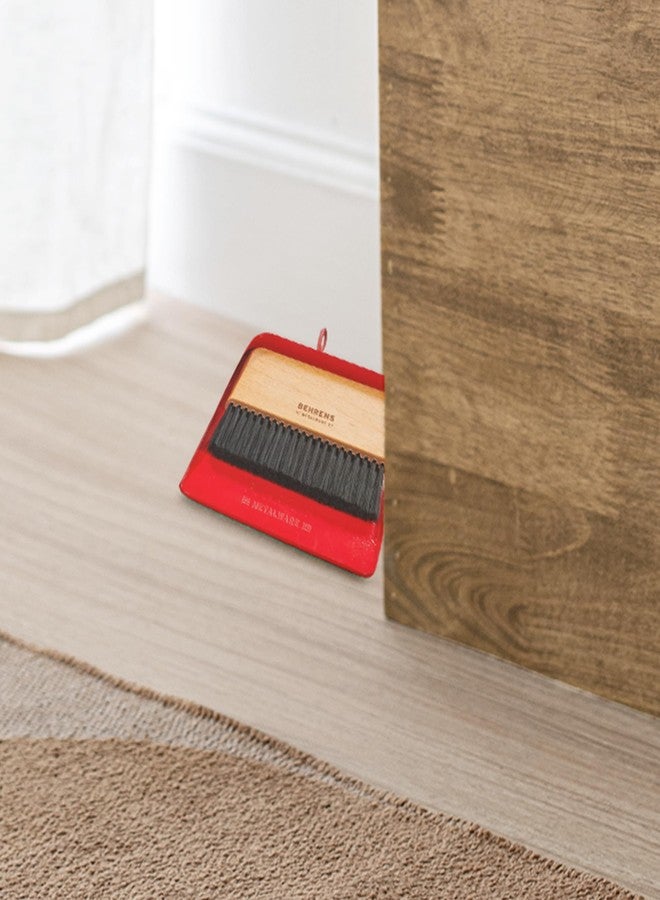 Behrens Red Galvanized Dustpan & Brush Set - Image 5