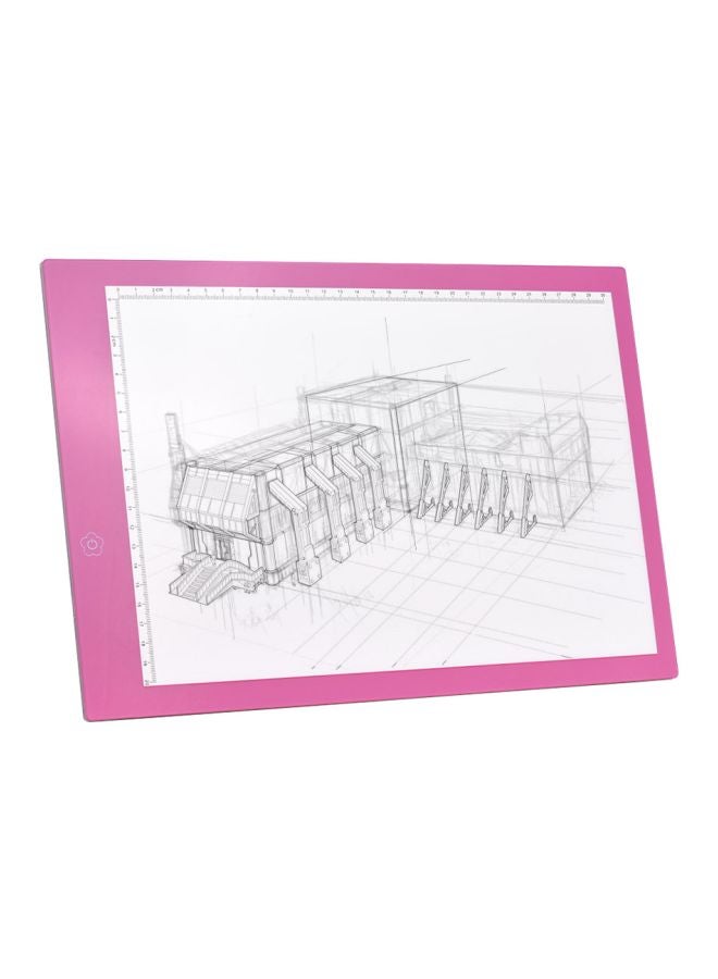 NIBEMINENT A4 LED Tracing Board Pink - Image 1