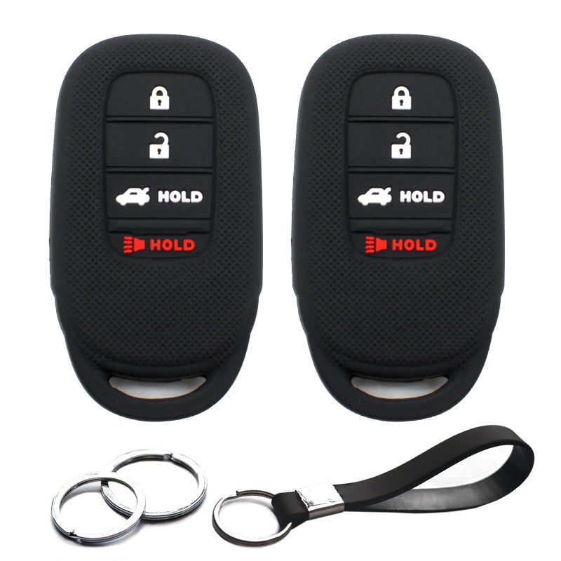 غطاء مفتاح INFIPAR 2 قطعة متوافق مع هوندا أكورد 2024 2023 2022 سيفيك CRV HRV بايلوت