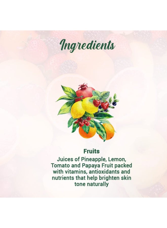 Biotique Fruit Brightening Depigmentation and Tan Removal Face Pack| Ayurvedic and Organically Pure| Tan Removal Face Pack for All Skin Types|100% Botanical Extracts| 75gm - Image 4