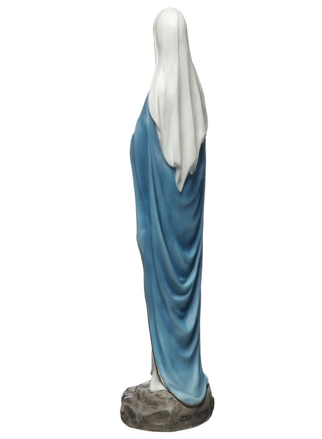 Veronese Design 6 1/8 Inch Our Lady of Lourdes Virgin Mary Polyresin Hand Painted Religious Icon Collectible Figurine Statue - Image 4