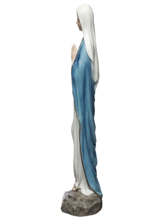 Veronese Design 6 1/8 Inch Our Lady of Lourdes Virgin Mary Polyresin Hand Painted Religious Icon Collectible Figurine Statue - Image 5