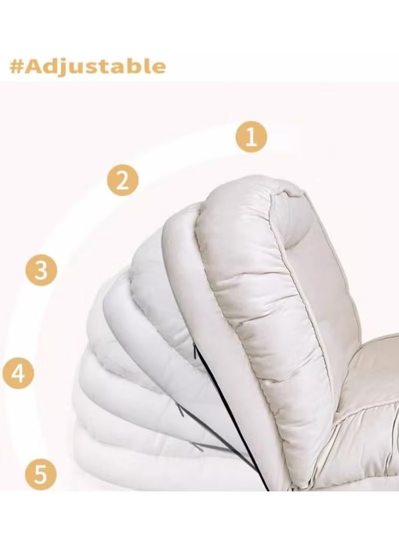 Generic - Convertible Folding Lazy Sofa with 5-Level Adjustment, Soft Padded Bean Bag for Adults - Perfect for Bedroom, Living Room, and Office - Image 1