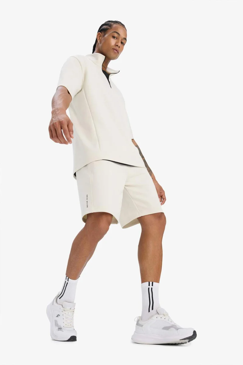 ديفاكتو DeFactoFit Short Leg Scuba Fabric Shorts