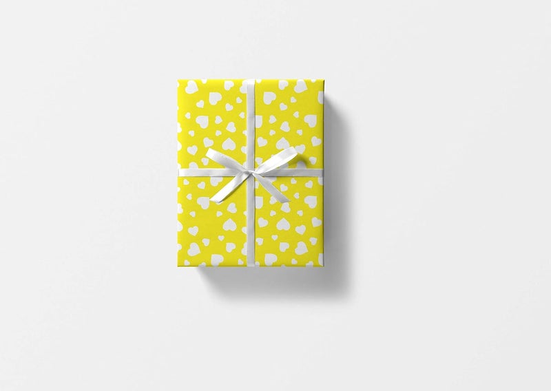 Generic Visual Creation Gift Wrapping Paper Sheets for Diwali I Christmas I Love I Birthday Special Love Pack of 3 Yellow - Image 3
