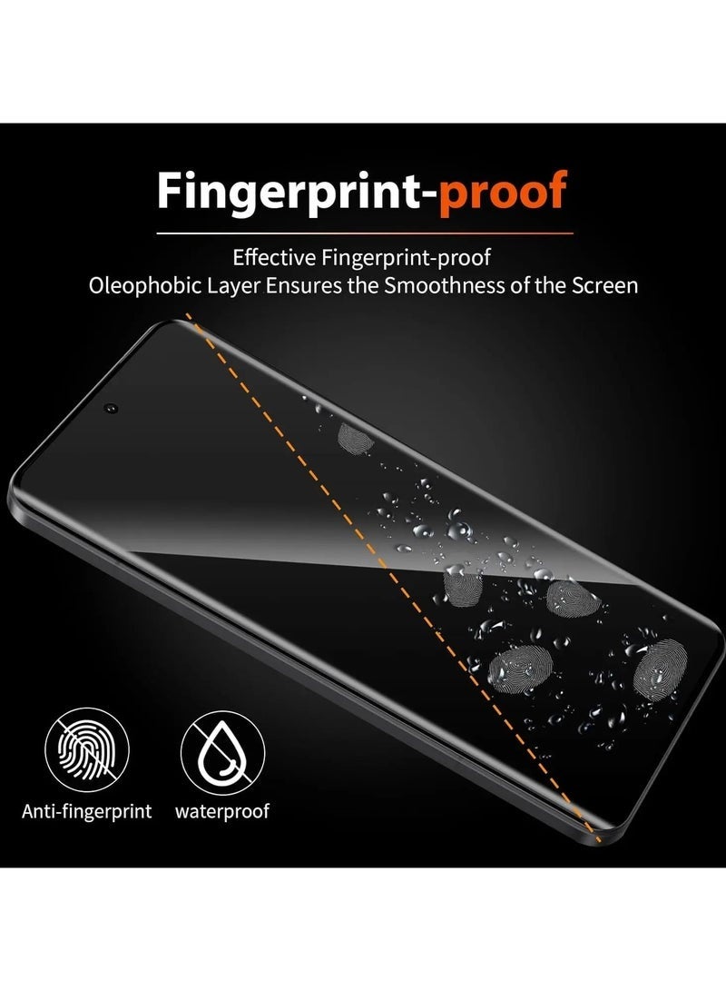 3 in 1 Screen Protector for Infinix Note 50S, 2 Pieces Front Glass and 1 Piece Lens Film, Scratch Resistant, Anti-Fingerprint, Bubble Free, 9H Tempered Glass Film - Image 2