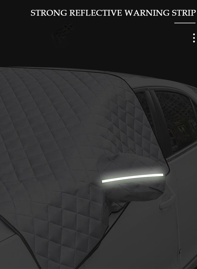 DUNISO Windshield Sunshade Car Sun Protection Cover Car Shade Front Windshield Blocks 99% UV Rays Keeps Your Vehicle Cool Foldable For All Seasons - Image 2