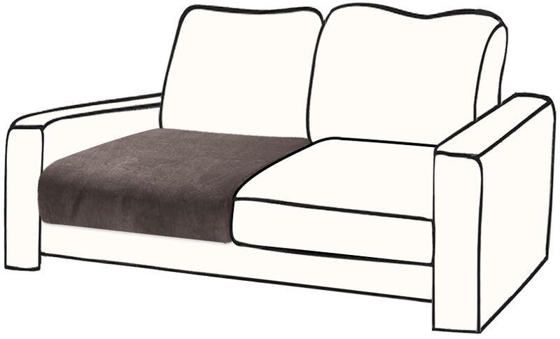 Bt.WA Couch Cushion Cover Velvet 1 قطعة مقعد وسادة مقعد تغطية كرسي بذراعين منفصلة حامي الأثاث الأريكة الأريكة (مقعد واحد أو قهوة أسفل الأريكة) - Image 1