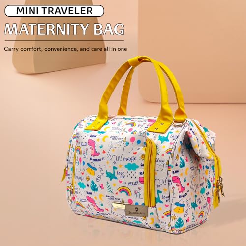 StarAndDaisy Baby Bag for Mother Travel/Diaper Bag for New Born Baby with Light Weight and Potable Design/Diaper Bags for Mom with Multi Compartments, Waterproof Bag with Ultra Soft Fabric. - Image 2