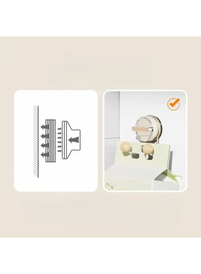 Strong Suction Cup Hook For Glass Wall Toilet Bathroom Kitchen Utility Hooks Color B - Image 5