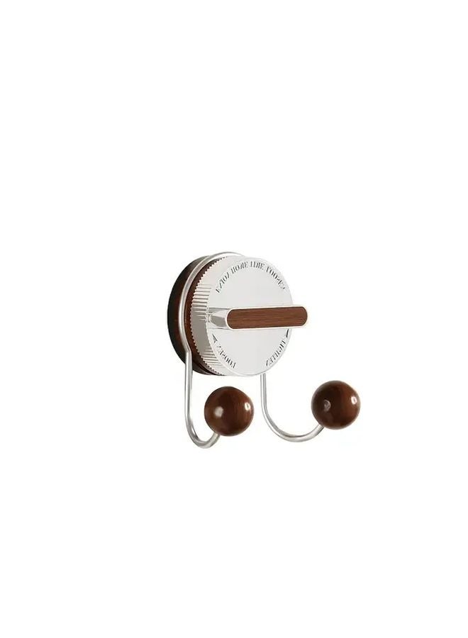 Strong Suction Cup Hook For Glass Wall Toilet Bathroom Kitchen Utility Hooks Color B - Image 1