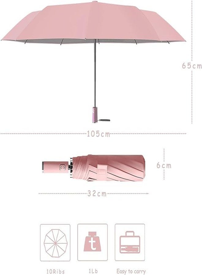 HEBEZON UV Proof, High wind protection, self-opening and self-closing, Lavish and rich Look, specially designed umbrella for both sun and rain - Image 3