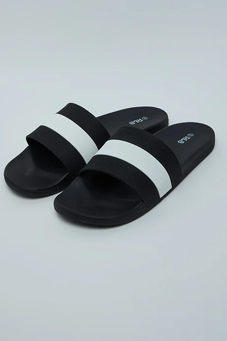 R&B Striped Slides