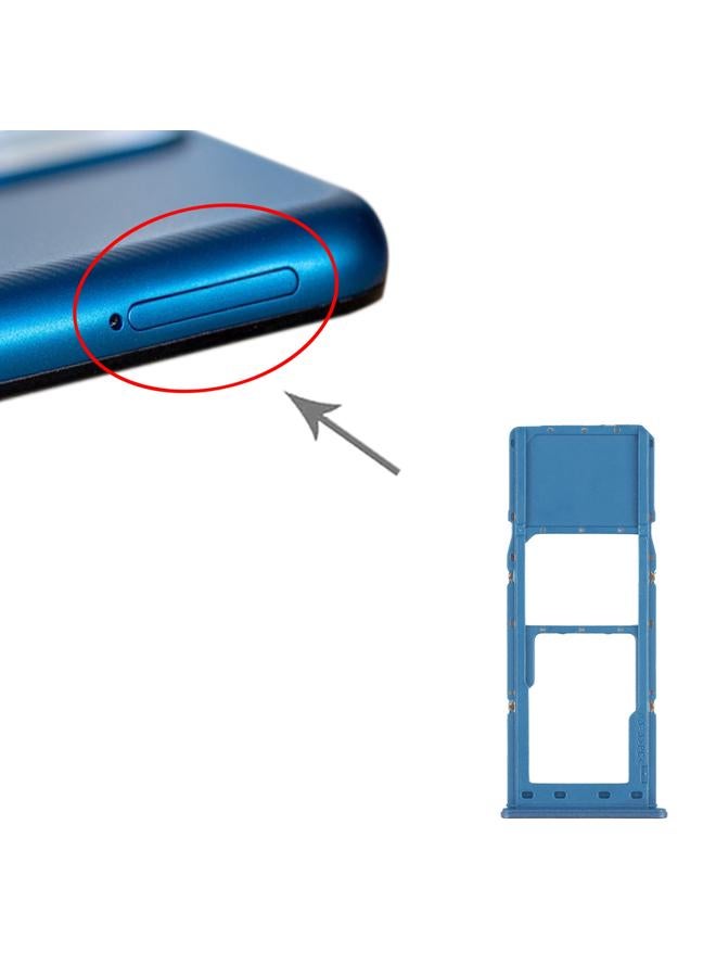 إيروريكس لـ Samsung Galaxy A12 SM-A125، درج بطاقة SIM + درج بطاقة Micro SD (أزرق) - Image 4