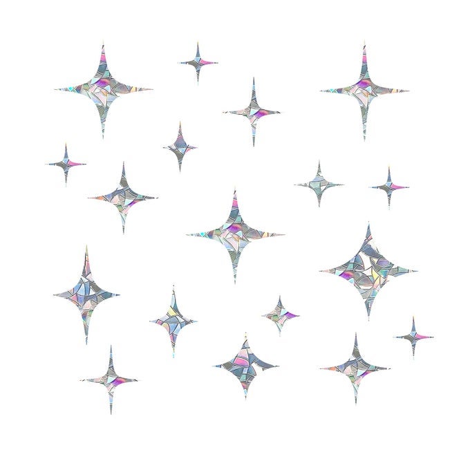 CROSS STAR WINDOW STICKERS FOR BIRD STRIKES STOP BIRDS FROM HITTING WINDOWS GLASS AWARENESS DECALS FOR WINDOWS ANTI COLLISION RAINBOW DECALS 36 PIECES