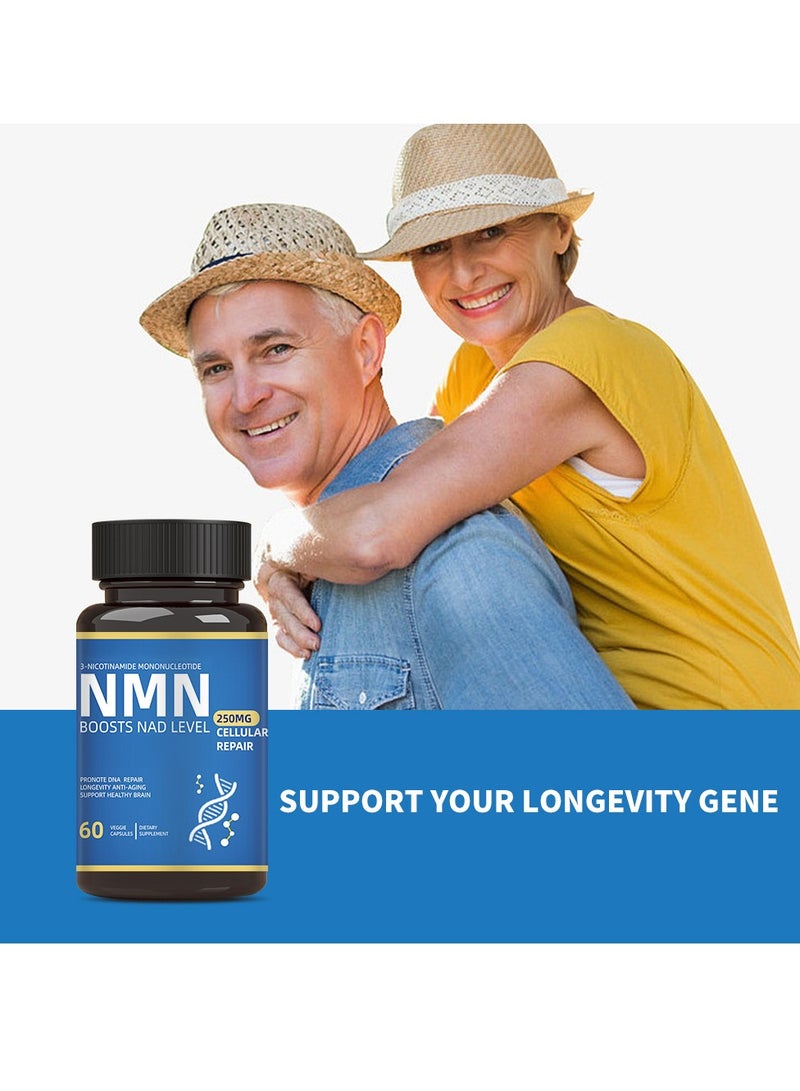 MAAC10 Formulas NMN Supplement Alternative - Liposomal NMNH (Dihydronicotinamide Mononucleotide) - High Purity NAD Supplement for Anti Aging, Energy, Focus - 60 Capsules - 250mg  - Image 5