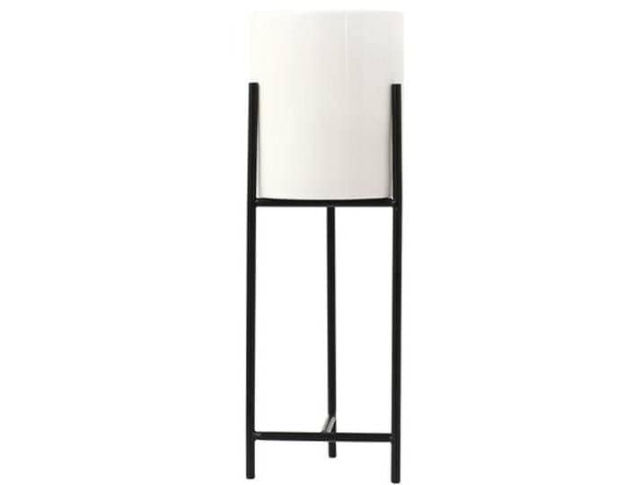 Bee Creative Metal Plant Stand - A Durable and Stylish Display for Your Plants and Home Decor - Three Height Options - Metal Powder-Coated (WHITE/BLACK) - Image 4