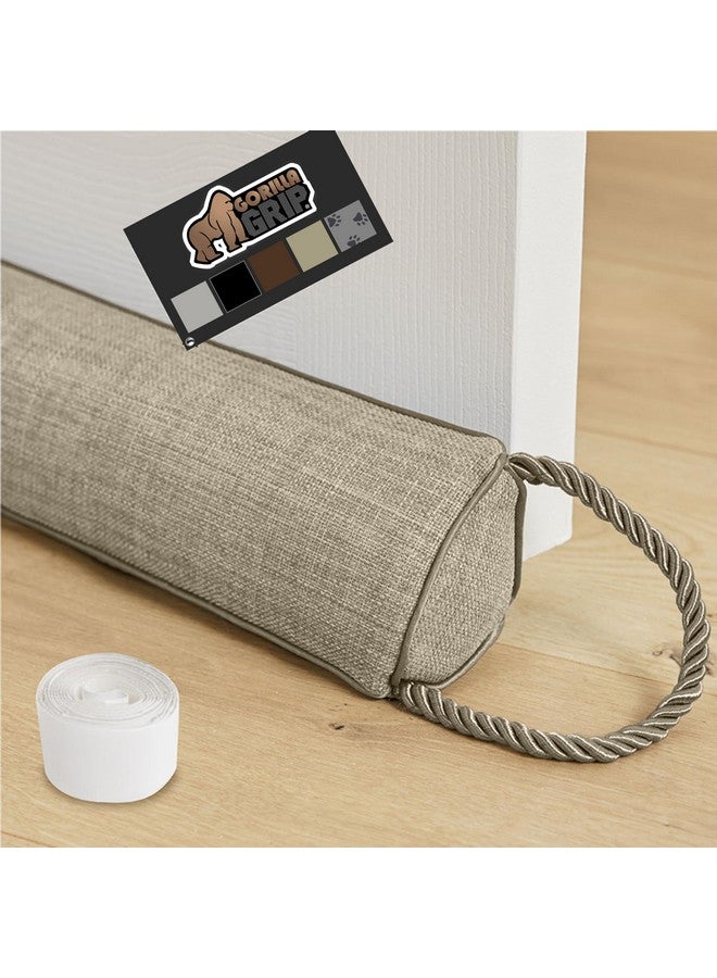 Gorilla Grip GORILLA GRIP Door Draft Stopper for Bottom of Doors, Weather Stripping Seal Blocks Hot Air, Noise, Bugs, Keeps Cold AC in, Sound Proofing Easy Install Gap Filler, Home Essentials, 36 Inch, Beige  - Image 1
