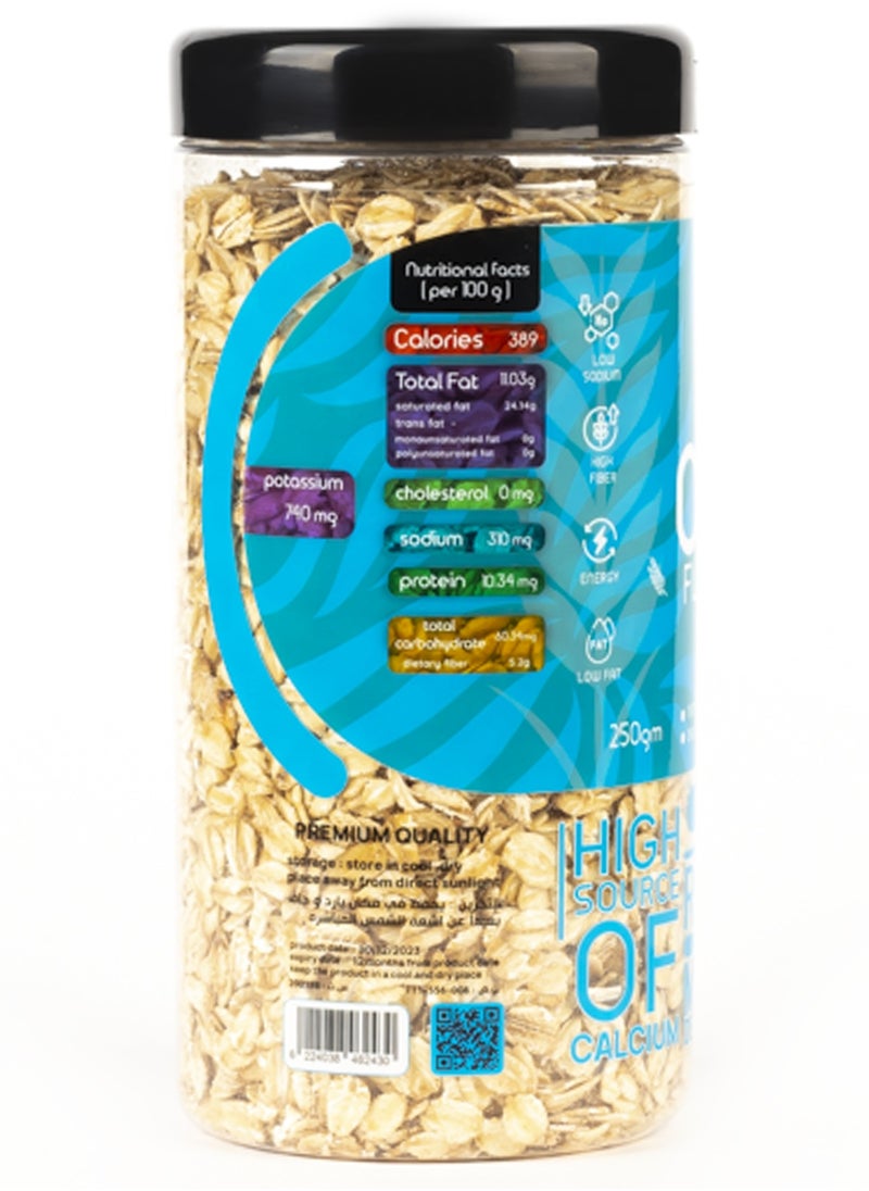 hunza Whole Grain Oats250g | 100% Natural, Rich in Fiber & Protein | 250g by Hunza  - Image 2