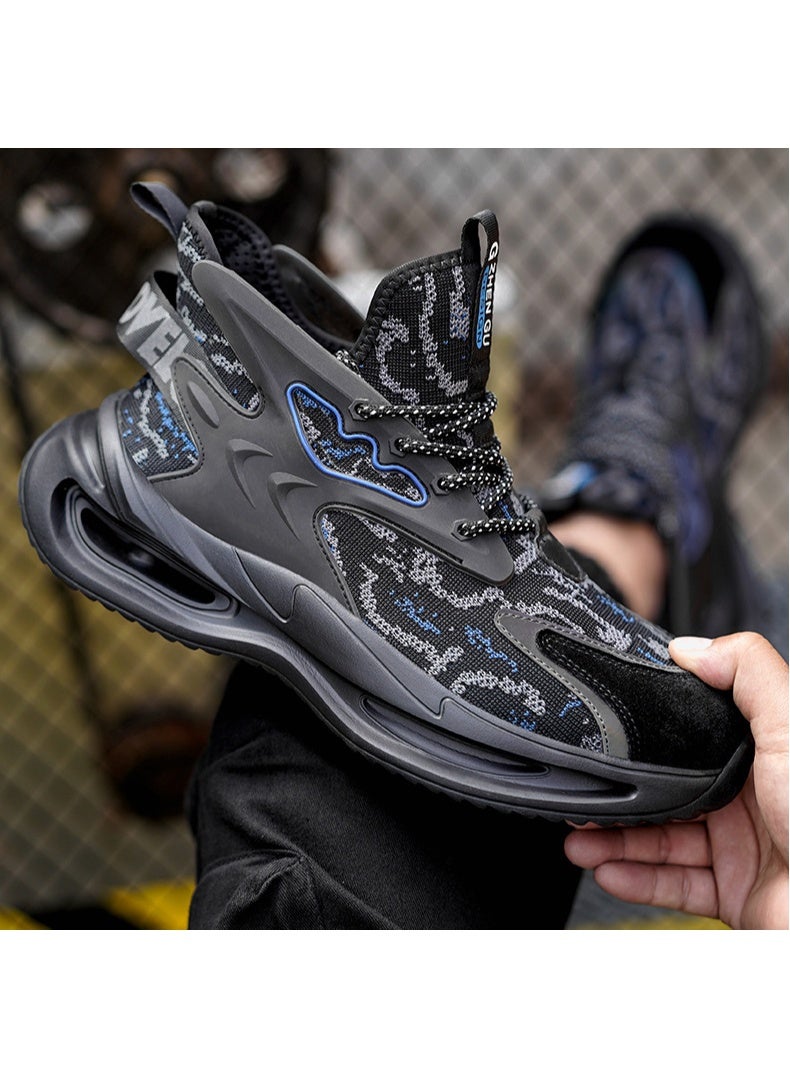 NIBEMINENT Work Sneakers Men Indestructible Safety Shoes Men Steel Toe Shoes Work Boots Men Puncture Proof Industrial Boots - Image 2
