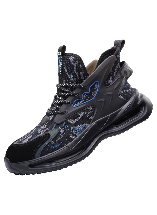 NIBEMINENT Work Sneakers Men Indestructible Safety Shoes Men Steel Toe Shoes Work Boots Men Puncture Proof Industrial Boots - Image 1