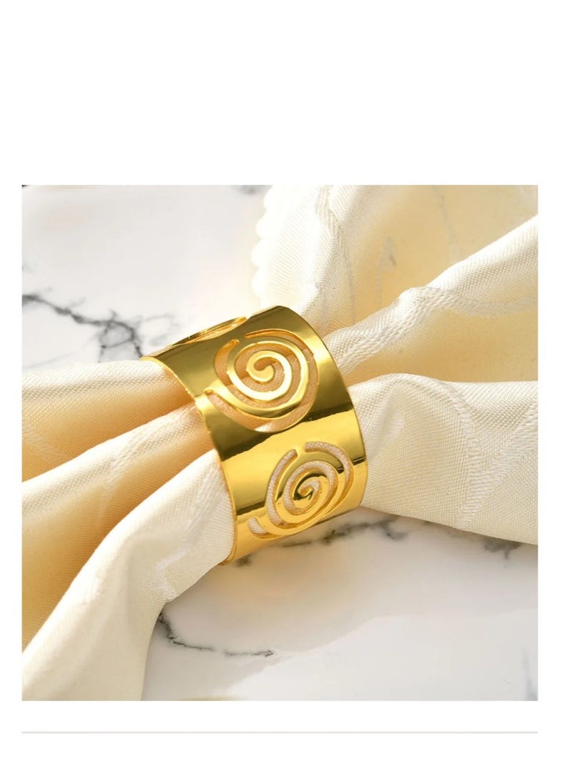 Generic - Napkin Rings Set of 12 (Gold) - Image 1